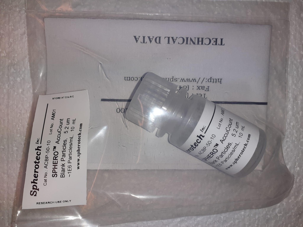 AccuCount Blank, 10^6/mL, 7.0size:7.9µm, 10mL
